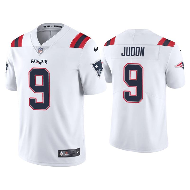 Youth New England Patriots #9 Matt Judon 2021 White Vapor Untouchable Limited Stitched Jersey